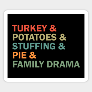 Thanksgiving diner Magnet